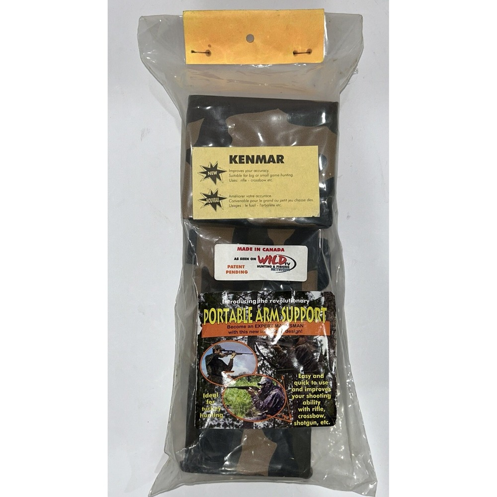 Kenmar Portable Arm Support Camouflage‎ Shooting Hunting Wild TV Network New